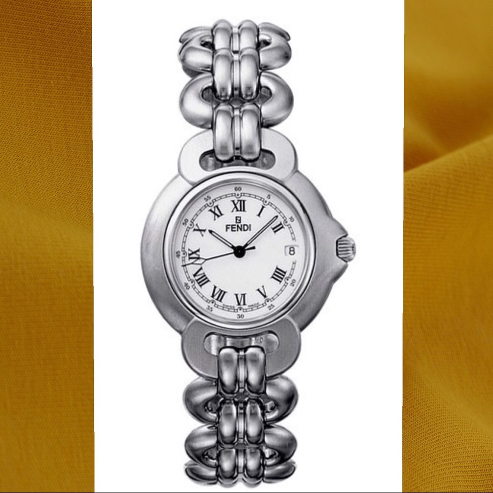 FENDI stainless Steel Rivoli Watch
